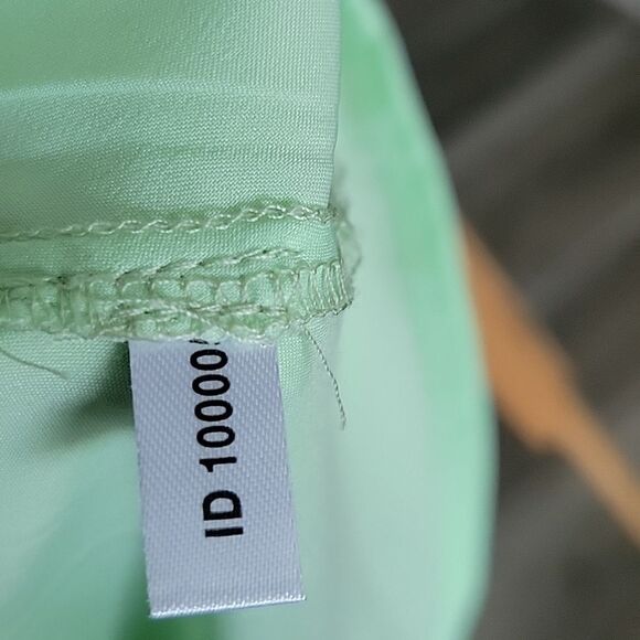 NWOT! NEW YORK & CO Vintage Retro Preppy Dress Lace Over Mint Green Midi 
SZ  10 - Picture 15 of 17